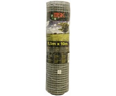 Besk Metalinė tvora Suvirinta 0.5m x 10m (12.7x12.7mm) cinkuota pilka