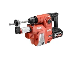 Akumuliatorinis bešepetėlinis perforatorius su nusiurbimu SDS+, 2,6J , 20V, KRHDE20V-26R2KIT, DCK (2x8,0Ah akumuliatorius, įkroviklis)