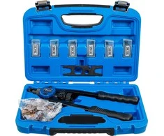 Bgs Technic Kniediklis srieginėms kniedėms PRO | M3–M10 rinkinys | 68 vnt. (408)