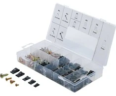 Bgs Technic Sraigtų ir U-tipo pagalvių asortimentas | 170 vnt. (8114)