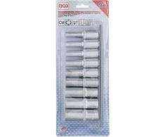 Bgs Technic Galvučių rinkinys E-Tipas | Ilgos | 12,5 mm (1/2") | E10 - E24 | 9 vnt. (2026)