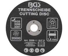 BGS Pjovimo diskas – DIA 75 x 1.8 x 9.7 mm