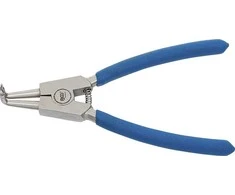 BGS Išoriniai lenkti fiksavimo žiedų surinkimo replės – 150 mm