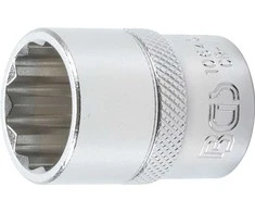 BGS Galvutė 12-briaunė - 20 mm dydis - 1/2" jungtis