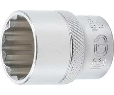 BGS Galvutė 12-briaunė - 22 mm dydis - 1/2" jungtis