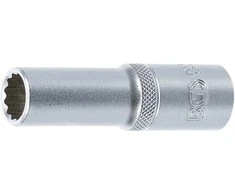 BGS Galvutė 12-briaunė ilgoji, 13 mm dydis 1/2 jungtis