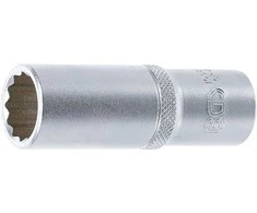 BGS Galvutė 12-briaunė ilga – 18 mm dydis – 1/2" jungtis