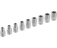 BGS Galvu rinkinys – 1/2" jungtis – E10 - E24 – 9 vnt.