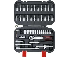 Bgs Technic Galvučių su terkšle rinkinys | 6.3 mm (1/4") | 46 vnt. (2142)