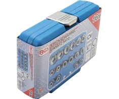 BGS Galvu rinkinys 12-briaunų - 1/2" jungtis - 8 - 24 mm - 16 vnt.