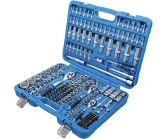 Bgs Technic Galvučių ir įrankių rinkinys su 12-kampėmis galvutėmis 1/4", 3/8", 1/2", 192 vnt. (2286)