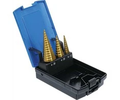 Grąžtas BGS Pakopinių grąžtų rinkinys – 4–30 mm – 3 vnt.