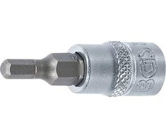 Grąžtas BGS Atsuktuvų antgalis galvutėje – 4 mm Antgalis – 1/4 colio tvirtinimas