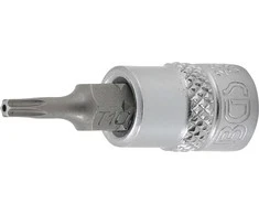 Grąžtas Bgs Technic Antgalis įpresuotas į galvutę | 6.3 mm (1/4") | T-Star su skyle (Torx) T10 (2357)