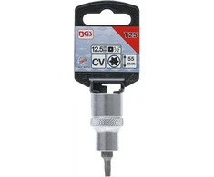 Bgs Technic Antgalis įpresuotas į galvutę | 12,5 mm (1/2") | T-Star (Torx) T25 (4370)