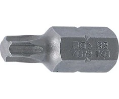 Grąžtas BGS Atsuktuvo antgalis - T40 antgalis ,Torx, - 3/8" tvirtinimas - 30 mm ilgis