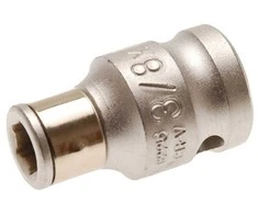 Grąžtas BGS Atsuktuvų antgalių adapteris – 3/8" tvirtinimas – 6.3 mm antgaliui