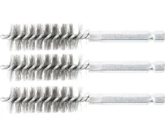 Bgs Technic Plieniniai šepečiai vamzdeliams | 16 mm | 6,3 mm (1/4") | 3 vnt. (3078-16-S)