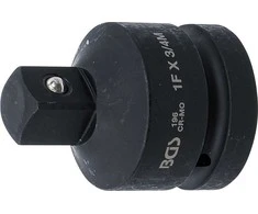 Grąžtas Bgs Technic Smūginis adapteris | vidinis kvadratas 25 mm (1") - išorinis kvadratas 20 mm (3/4") (196)