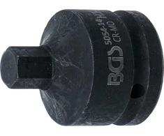 Grąžtas BGS Smūginis antgalis su kvadratine galvute - 14 mm antgalis - 3/4" tvirtinimas - 55 mm ilgis