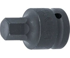 Grąžtas BGS Smūginis galvutės antgalis - 17 mm Antgalis - 3/4" Tvirtinimas - 55 mm Ilgis