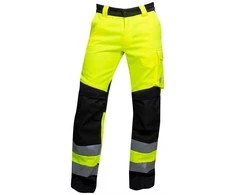 Darbo kelnės Ardon Hi-viz Signal, juoda/geltona, 52