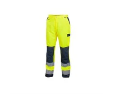 Bikses Sara Workwear Drogowiec 11520-27, zila krās./dzeltena krās./pelēka krās., XXL dydis