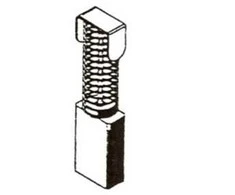 Birstīte Haushalt, 5 mm x 10 mm x 18 mm, 2 gab.