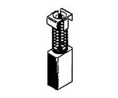 Haushalt Angliniai šepetėliai 30-00-075-H, 5 x 8 x 14 mm, 2 vnt