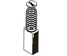 Haushalt Angliniai šepetėliai 30-06-020-A, 5 x 8 x 16 mm, 2 vnt
