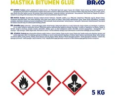 Briko BRIKO BITUMEN GLUE MASTIC 5KG