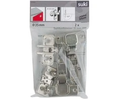 Black Blum LANKST IŠOR CLIP SOFT CLOSE D35 107 2VNT