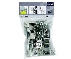 Black Blum LANKST VIDI CLIP SOFT CLOSE D35 107 2VNT