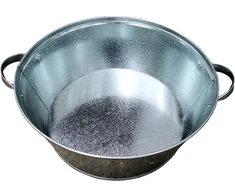 Dubuo, metalinis, 13 l, 40 x 47 cm, cinkas