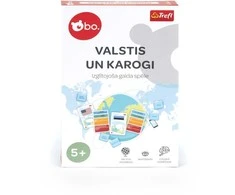 BO Izglītojošā galda spēle "Valstis un karogi" (Latviešu val.)