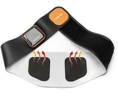 Bodi-Tek Ab &amp; Back Muscle Strengthener With Heat, Juodas/Oranžinis