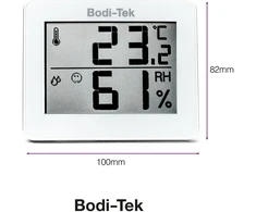 Bodi-Tek Room Thermometer And Hygrometer