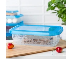 Branq Rectangular food container mėlynas box 15,7x22,5 cm 1,5 L