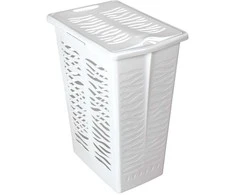 Branq Skalbinių krepšys Zebra 30L Baltas