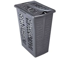 Branq Skalbinių krepšelis Zebra 30L Pilka