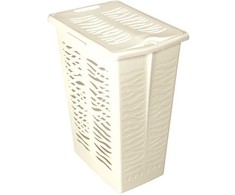 Skalbinių krepšys Zebra 30L Vanilinės spalvos