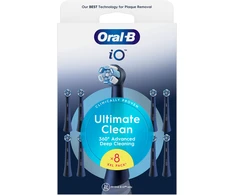 Braun CBF 8 Oral-B UltimateClean Juodas Dantų Šepetėlio Galvutės, 8 Vnt.