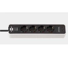 Buitinis ilgintuvas BRENNENSTUHL ECOLOR, 4 vt., 2USB C, 1,5m