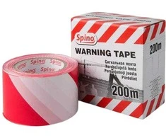 Multipack Aptveriamoji juosta, PE, 70mm x 200m, raudona/balta