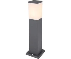 Domoletti Laisvai pastatomas lauko šviestuvas „Corte“, 15 W, E27, IP44, antracito spalvos, 12,4 cm x 45 cm