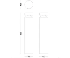 LED šviestuvas PHILIPS LAVEN 929003362601, 6 W, IP44, juodas
