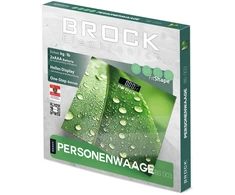 Brock BS 003 Bathroom Scale, 2xAAA Baterija ,included,