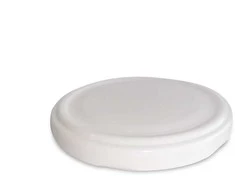 Stiklainio dangtelis Okko, baltas, 82 mm, 10 vnt.