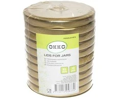 Stiklainio dangtelis Okko, aukso spalvos, 82 mm