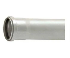 Magnaplast Solar Plus HTP pipe with 1 socket 50-250 mm baltas